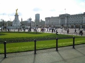 Buckingham Palace. Sorry about the quality of the pictures, I only had my phone with me!